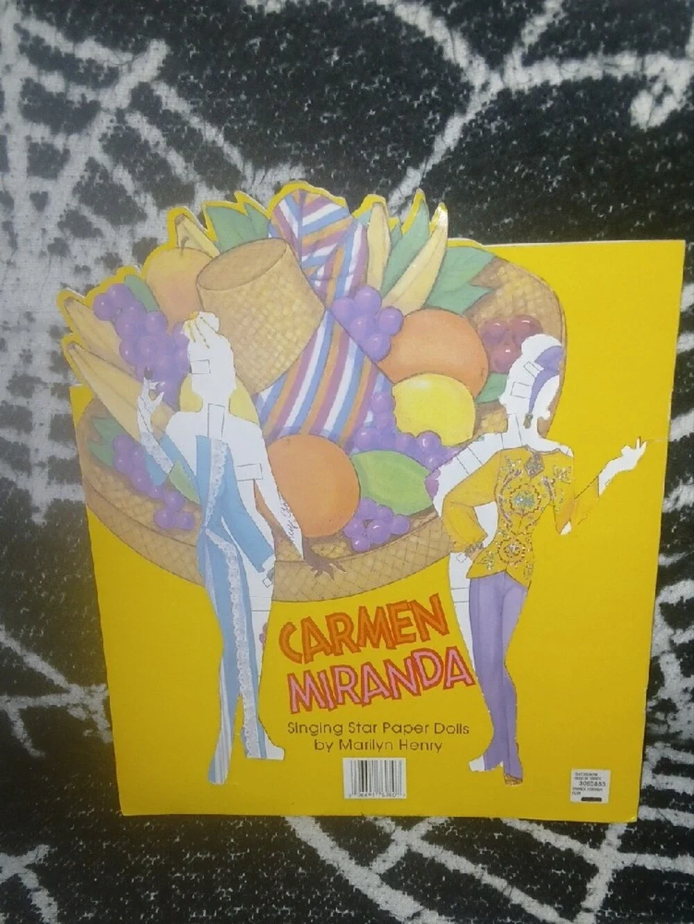 Vintage 90s Carmen Miranda Singing Star Paper Dolls Book